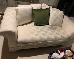 Small White Couch