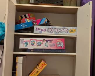Cabinet with board games