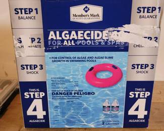 Members Mark Algaecide 40 Step 4 Two 1 Gallon Bottles 