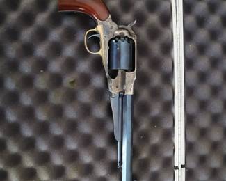 Uberti 1858 Remington Revolver – Beautiful black powder replica, pristine condition.
