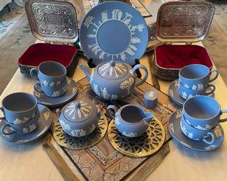 WEDGEWOOD JASPERWARE - SET