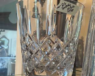W/ BOX WATERFORD ICE BUCKET W/ TONGS