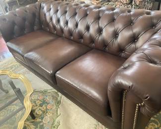 HAVE 2 THE SAME CLASSIC LEATHER SOFA'S