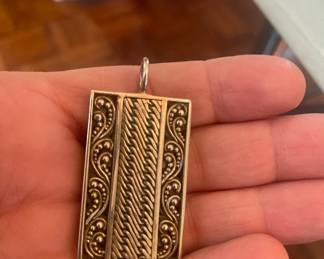 LOIS HILL SOLID STERLING PENDANT 