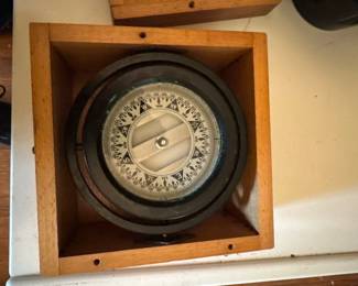 Vintage Polaris Ship Nautical Floating Compass 