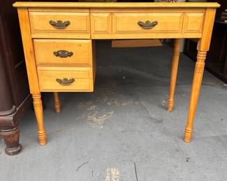 light oak desk 
