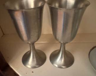 pewter goblets 