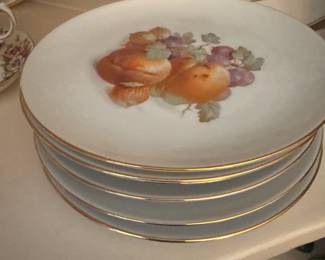 Schumann Bavaria Arzberg Germany Orchard Salad Plates 