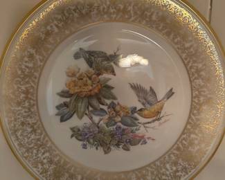 Lenox limited edition collector plate "Boehm birds" series 