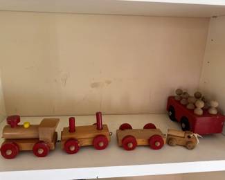 wooden train 