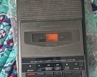 Realistic AC/Battery Cassette Recorder 