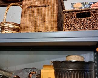 More baskets, planters, etc.