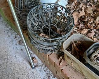 Baskets, planters