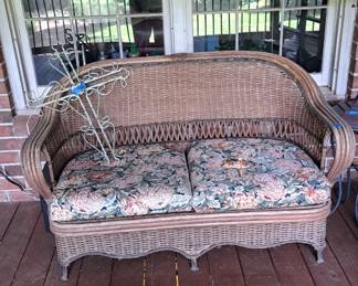 Wicker sofa