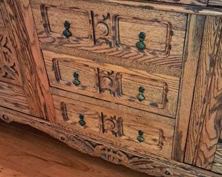 Detail of drawer fronts