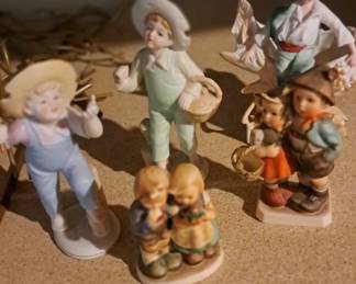 Figurines--bisque and Hummels