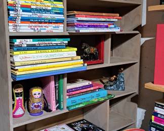 Russian nesting dolls and bookends and book stands