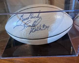 Hershel Walker football, signed