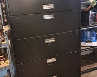 Five drawer lateral file
