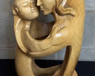 Carved Mother Son