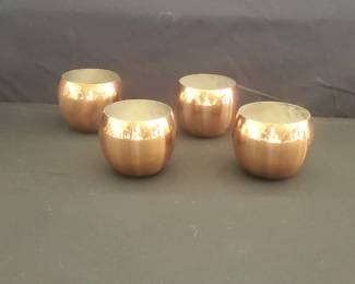 Vintage Coppercraft Guild Copper Cups