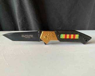 Vietnam War Themed Folding Pocket Knife