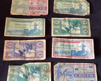 Vintage Vietnam Military Payment Certificates