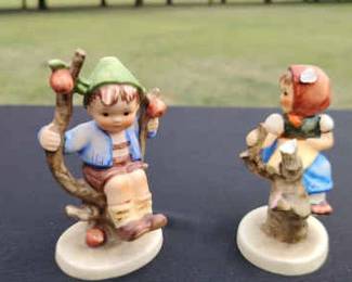Apple Tree Boy And Girl Hummel Figurines