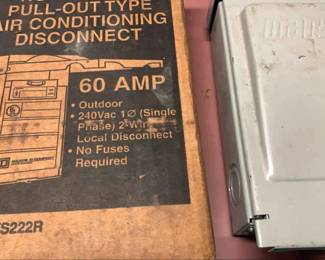 Outdoor Air Conditioning Disconnects
