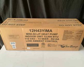 BRAND NEW Sea Breeze 12,000 BTU Mini Split Heat Pump