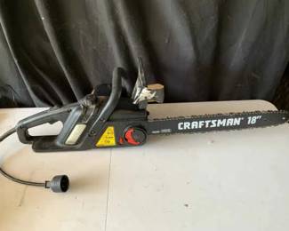 Corded Craftsman 18 Chainsaw