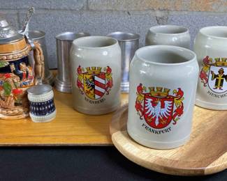 German Beer Steins Mugs