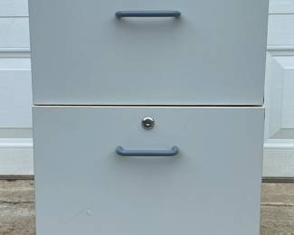 Rolling 2 Drawer File Cabinet
