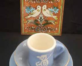 Harker Pottery Blue Cameoware