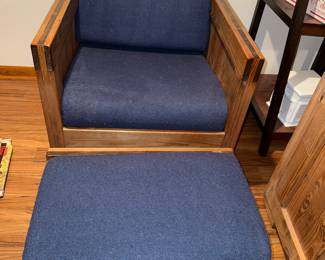 Set of 2 sofas, this chair and ottoman