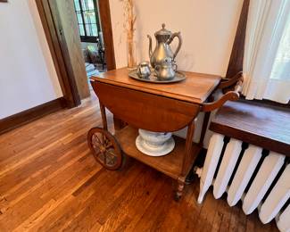 vintage tea cart