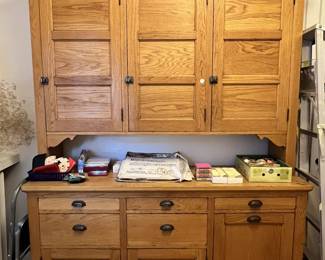 Vintage kitchen hutch