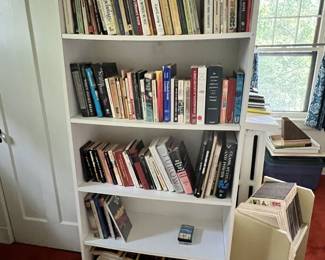 books, bookshelves, small shelf