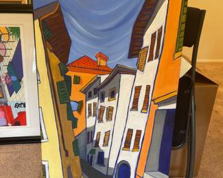 Grant Pecoff - Local Artist - had gallery in Del Mar and Little Italy currently - firm at $500