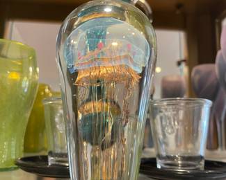 Richard Satava art glass 6” jellyfish - firm at $200