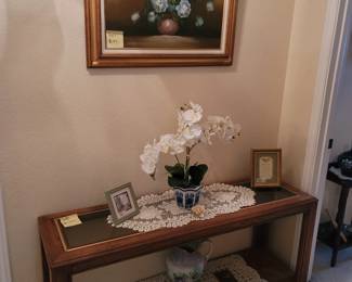 Sofa Table, J & G Meakin Ironstone China Pitcher