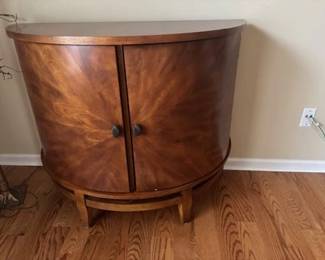 Burl Solid wood 2 door cabinet