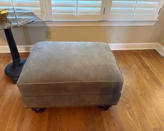 Thomasville nubuc suede Ottoman