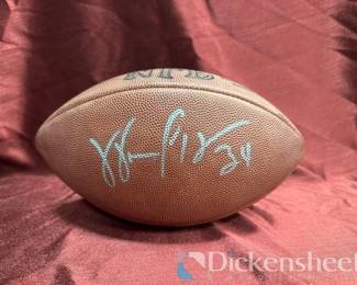 Autographed Walter Peyton Football (no guarantee of authenticity)