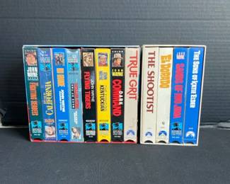 Classic VHS Movies Featuring John Wayne