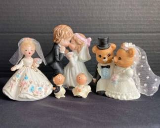Vintage Josef Originals Bride Vintage Bride Groom Figurines