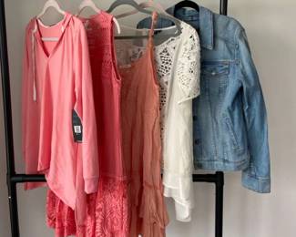 Eddie Bauer Jean Jacket Peach Sun Dresses Love Life Live American Eagle Clothes All Large