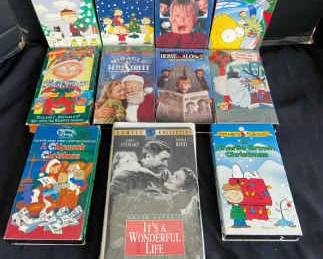 Classic Holiday VHS Movies Its A Wonderful Life Charlie Brown Others