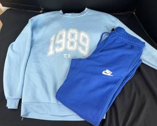 Taylor Swift Eras Tour Sweatshirt With Wide Leg Nike Sweatpants
