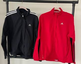 NEW Red Adidas Track Jacket With TagL Black Track Jacket